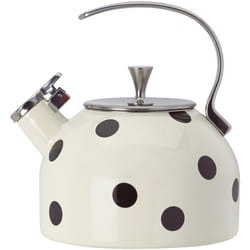 Kate Spade New York Black Deco Kettle  3.80 LB  Scatter Dot