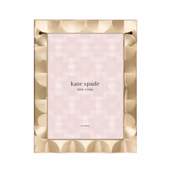 KATE SPADE Gold South Street 8"""" X 10"""" Scallop Frame  1.80 LB