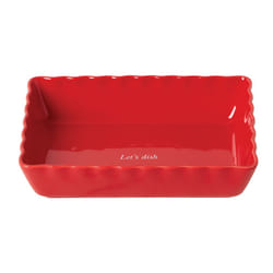 Kate Spade New York Make It Pop Rectangle Baking Dish  one size  Red