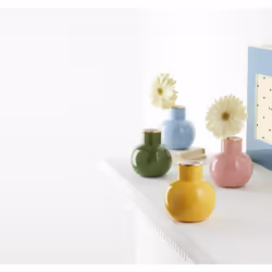 Kate Spade New York Blue Make It Pop Small Vase 0.68