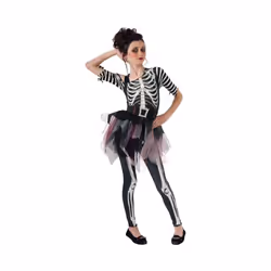 Skelee Ballerina Dressup Costume - Small