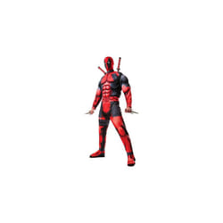 Rubies Mens Marvel Universe Classic Muscle Chest Deadpool Costume, Red, Standard
