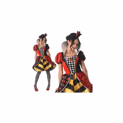 Rubie's Alice in Wonderland Red Queen Ladies Costume Fancy Dress Large