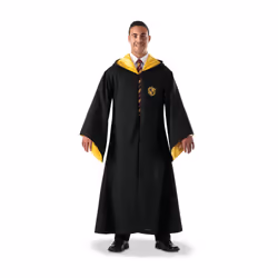Luxury replica Hufflepuff wizard robe for adults