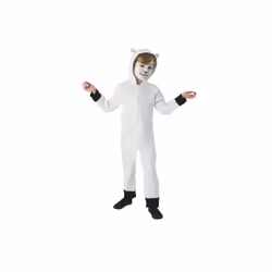 Kids Lamb Fancy Dress Costume Xmas Animal Outfit Christmas Nativity Sheep - Medium