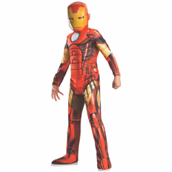 Rubie's Marvel Universe Classic Collection Avengers Assemble Deluxe Muscle-Chest Iron Man Costume Large