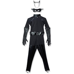 Rubie's Official Deluxe Catwoman Ladies Fancy Dress Dark Knight Batman Superhero Womens Costume(Medium)