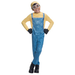 Minion Bob costume 4-piece set MinionkostÃ¼m for children Size - multicoloured, M