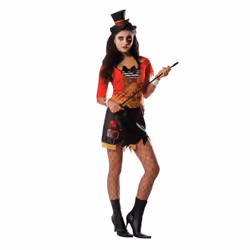 Official Rubies 810507S Ladies Mauled Ringmistress Small Adult Costumes Circus - Ladies Small