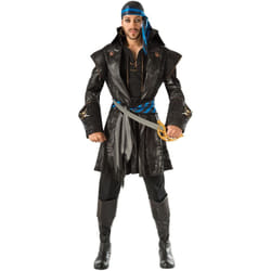 Rubie's Official Rum Runner Pirate Costume, Mens Blackheart Pirate Theme Fancy Dress, Mens Size Standard