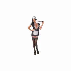 sexy costume chambermaid ladies black size XS