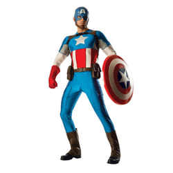 Official Rubies 810581XL Mens Grand Heritage Captain America Extra Large Adult Costumes Marvel Avengers - Extra Large
