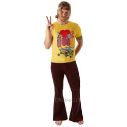 Rubie's Official I Love The 70's T-Shirt, Adult Costume - Medium