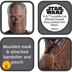 Rubie's Official Disney Star Wars Chewbacca, Children Costume - Medium