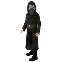 Folat 620260R-M, Fansy suit, Child, Male, Superhero, Star Wars - The Force Awakens: Kylo Ren, Black