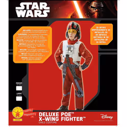 Rubie's Official Child's Star Wars Poe (X-Wing Fighter) Deluxe Costume - Medium