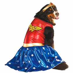 Official Rubie's DC Comic Wonder Woman Pet Dog Costume, Super Hero Gift, Big Dog Size 3XL