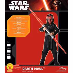 Rubie's Official Disney Star Wars Darth Maul, Child Costume - Large Ages 7 -8