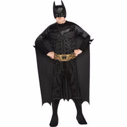 Rubie's Kids Batman Costume, Small, Fancy costume, Child, Male, Superhero, Batman: Dark Knight Trilogy, Black