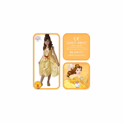 Rubie's Official Girl's Disney Princess Fairy Tale Belle, Beauty and The Beast Costume - Large