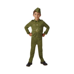 WW2 Army Soldier Boy Costume - Small