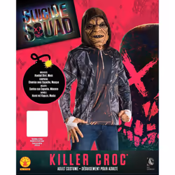 Rubie's Men's DC Suicide Squad Killer Croc Costume Kit, Standard, CHEST 44", WAIST 30 - 34", INSEAM 33"