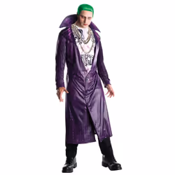 Official Rubies 820116XL Mens Deluxe The Joker Extra Large Adult Costumes DC Suicide Squad - Standard