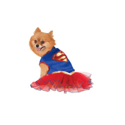 Supergirl Tutu Dress Pet Costume - XL
