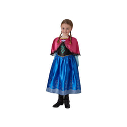 Anna Frozen Deluxe dress costume for children Anna and Elsa Size - multicoloured, L