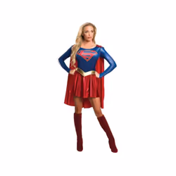Womens Supergirl Tv Show Costume Dress - Medium