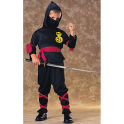 HAUNTED HOUSE BLACK NINJA - CHILDRENS - L