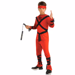 Rubies Red Ninja Child's Costume Large