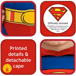 Rubie's Official Superman Kids Fancy Dress 3-4 years