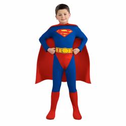 Superman DC Comics Boys Costume Jumpsuit - Medium