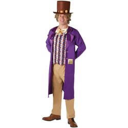 Willy Wonka Adult Costume with Top Hat - XL