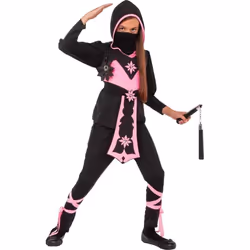 Rubies 274065 Pink Crystal Ninja Child Costume - Large
