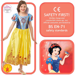 Rubie's Official Disney Princess Snow White Gem Girls Costume, Kids Fancy Dress