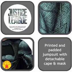 Rubie's Official DC Justice League Batman Deluxe, Children Costume