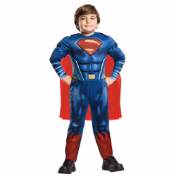 Official Rubies R640813L Boys Superman Deluxe Large Children's Costumes DC Dawn Of Justice Batman vs - XL