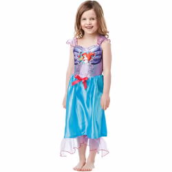 Rubie's Official Disney Princess Ariel Mermaid Sequin Girls Costume, Kids Fancy Dress