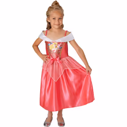 Rubie's Official Disney Princess Aurora Sleeping Beauty Sequin Girls Costume, Kids Fancy Dress
