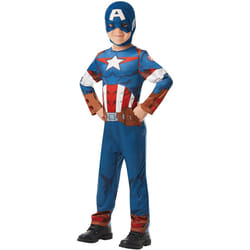 Rubie's Official Marvel Avengers Captain America Classic Childs Costume, Kids Superhero Fancy Dress