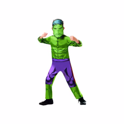 Hulk Avengers Assemble Classic Kids Costume MARVEL superhero Carnival Size - multicoloured, T