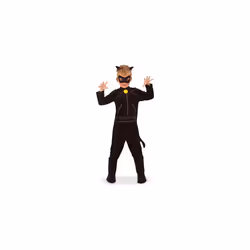 Rubie's Official Miraculous Ladybug, Cat Noir Childs Costume and Eye mask, Superhero