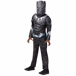 Rubie's Official Marvel Avengers Black Panther Deluxe Childs Costume, Kids Superhero Fancy Dress