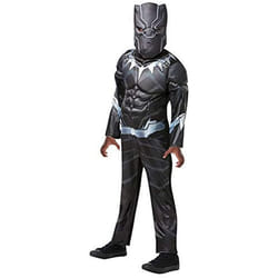 Rubie's Official Marvel Avengers Black Panther Deluxe Childs Costume, Kids Superhero Fancy Dress