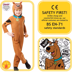 Rubie's Official Warner Bros Scooby-Doo, Child Dog Cartoon Costume