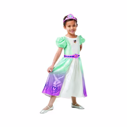 Nella Princess Deluxe Child Costume Carnival Princess Size - multicoloured, T