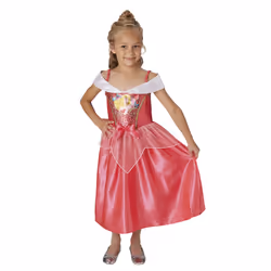 Rubie's 641022-L, Fancy dress, Child, Female, Cartoon, Princess, Red, White