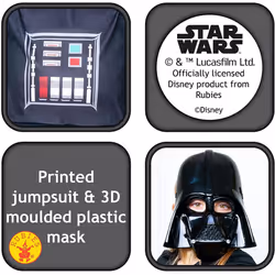 Rubie's Official Disney Star Wars Darth Vader Classic Child Costume, Kids Fancy Dress
